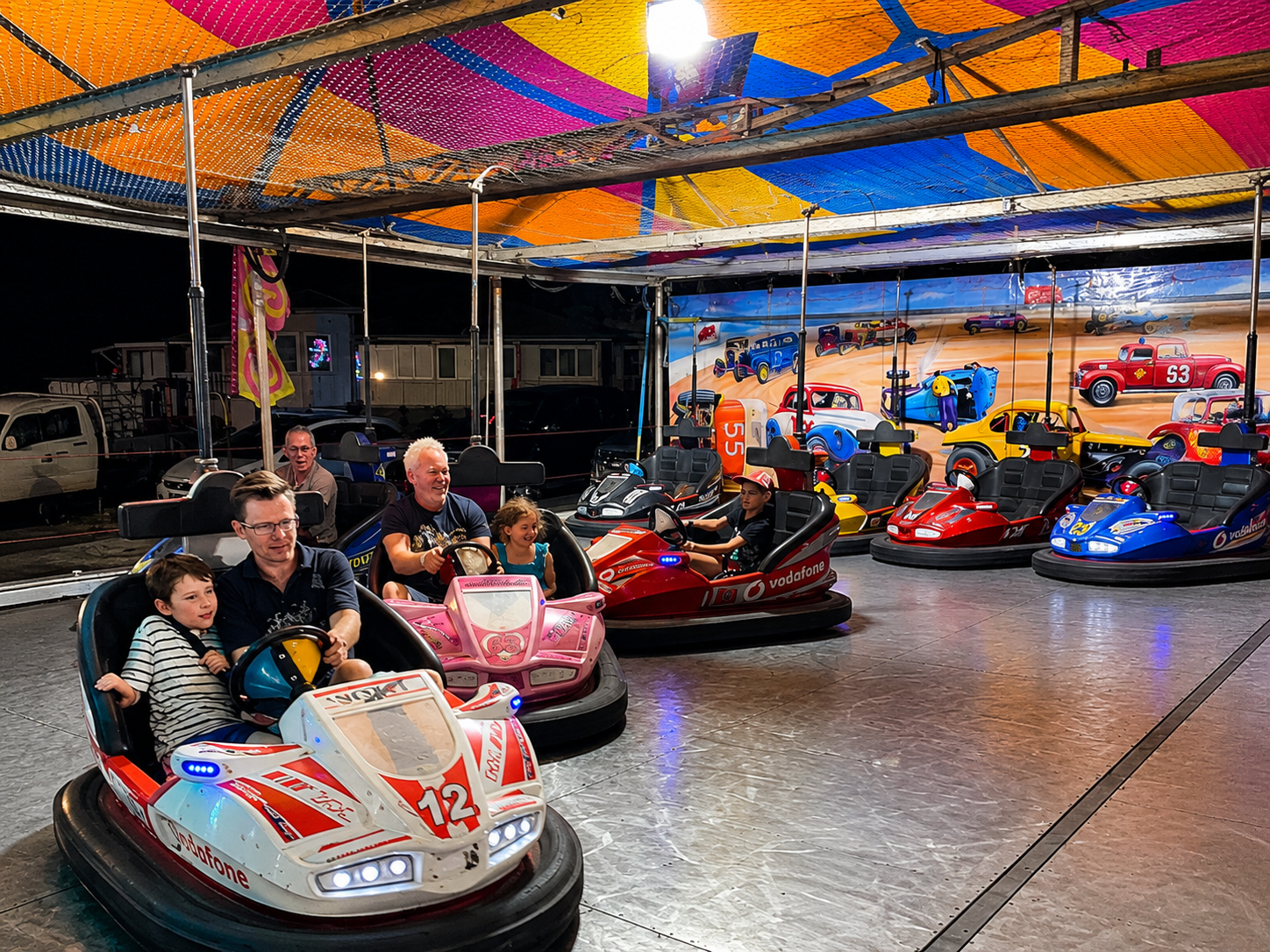 Crowd at the carnival — photograph 22 of 32, Mobile Amusements, South Australia